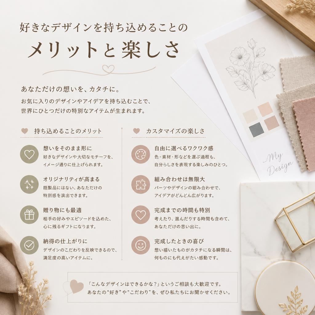 5. 持ち込みデザインへの対応